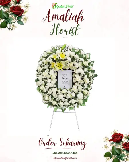 Krans Bunga Duka Blendung